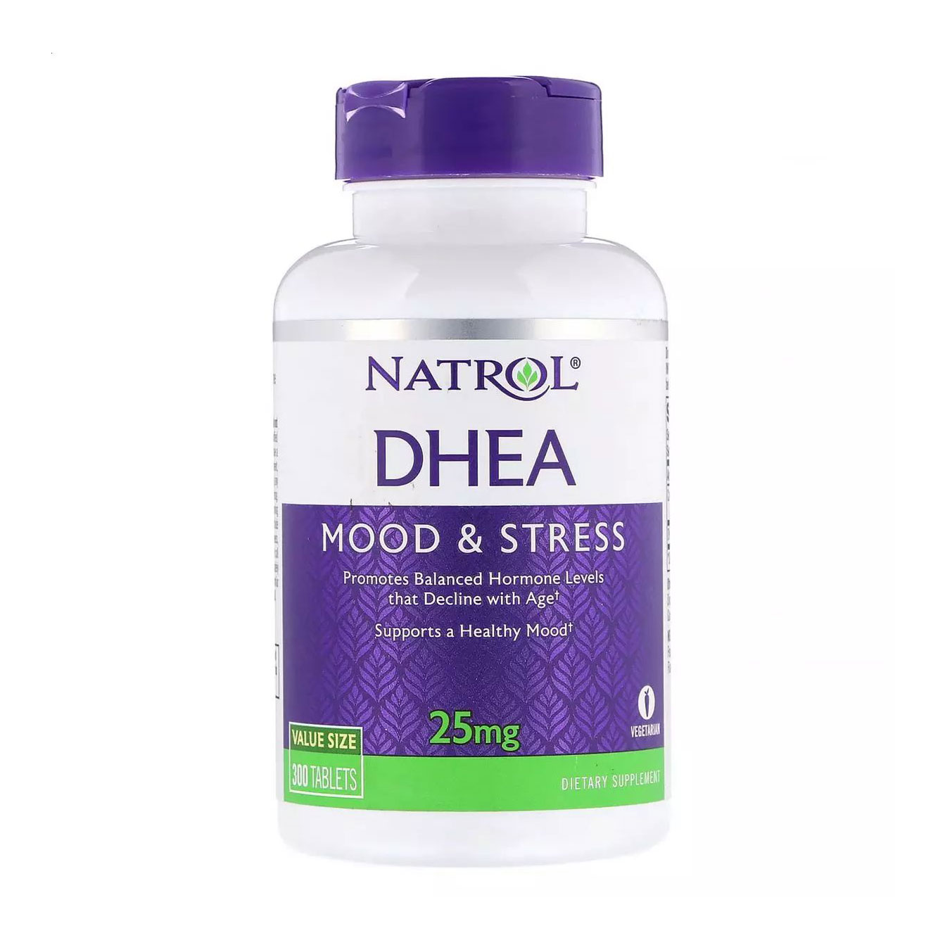 Дегідроепіандростерон Natrol DHEA 25 мг, 300 таблеток