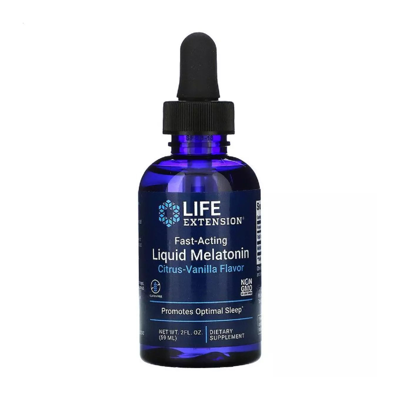 Мелатонін Life Extension Fast-Acting Liquid Melatonin рідкий, швидкодіючий з цитрусово-ванільним смаком, 59 мл